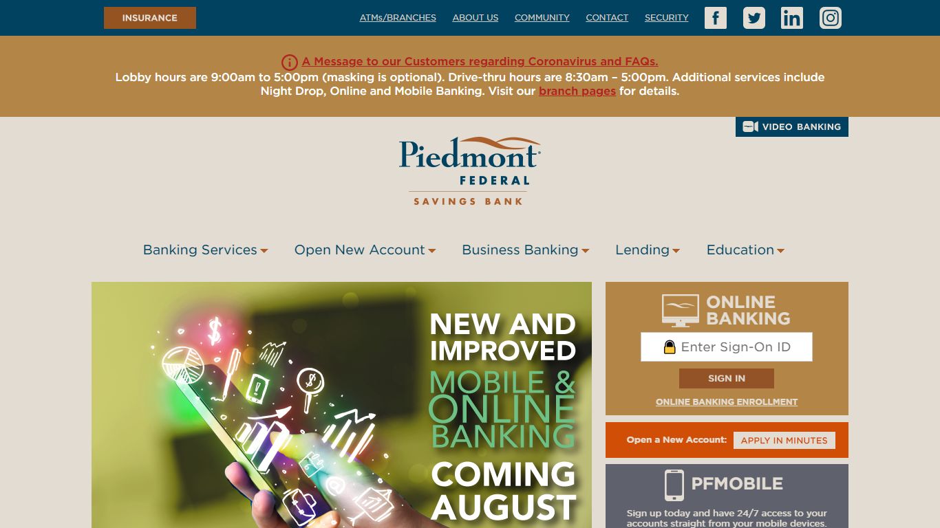 Piedmont Federal Savings Bank